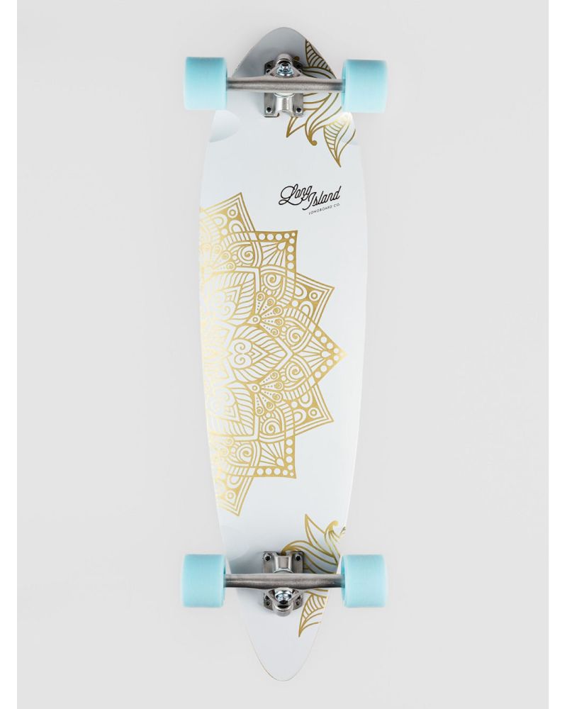 Longboard Complete Long Island Pintail Mandala 36" White
