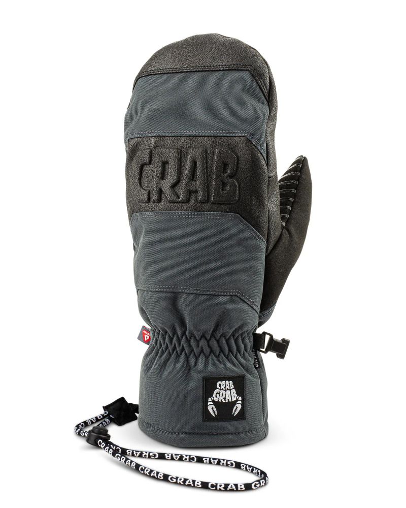 Manusi Snow CRAB GRAB Champ Mitt Washed Black 2025