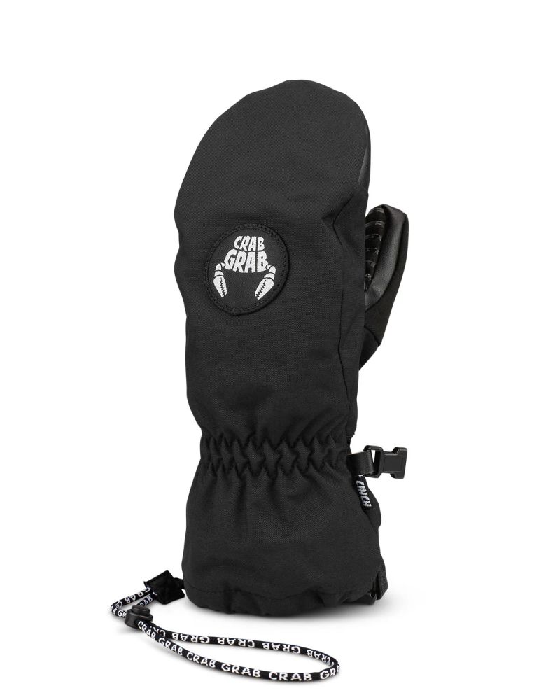 Manusi Snow CRAB GRAB Cinch Youth Mitt Black 2025