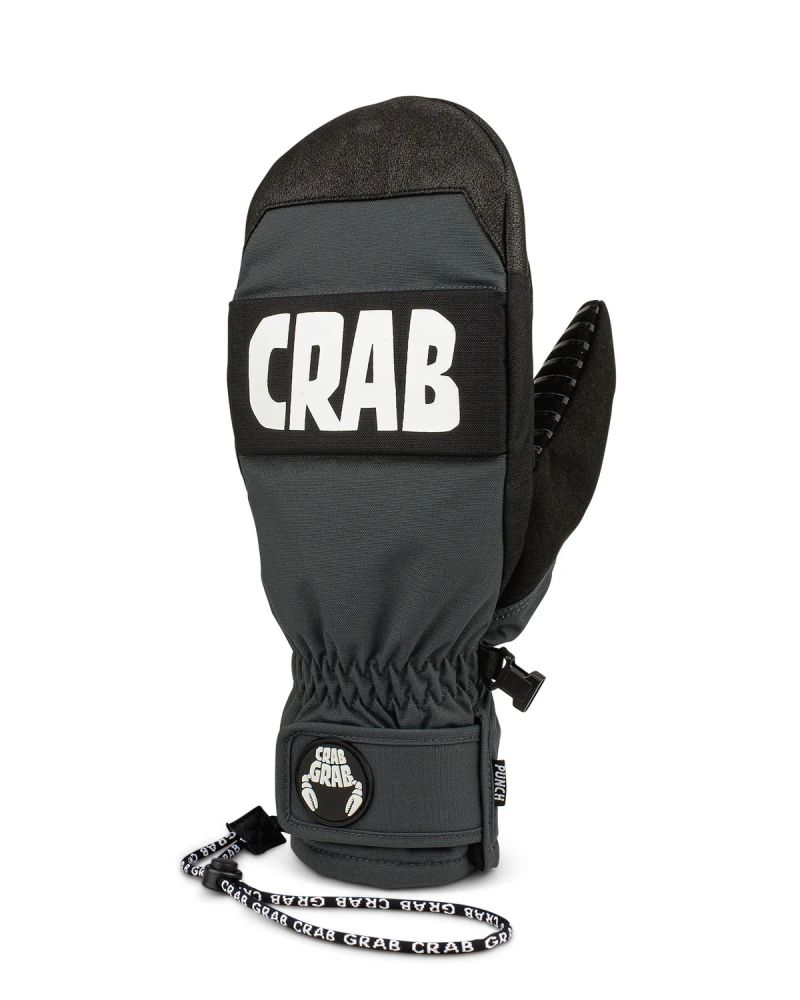 Manusi Snow CRAB GRAB Punch Mitt Washed Black 2025