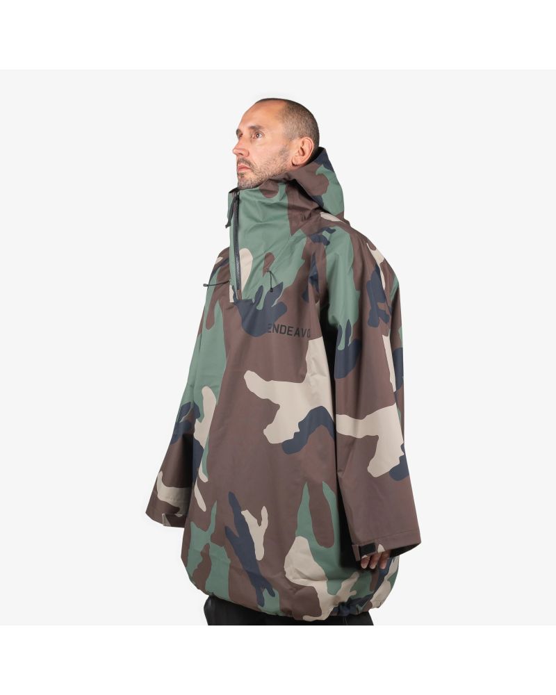 Hanorac SKI SNOWBOARD 20.000mm Endeavor 3L Scout Poncho Woodland Camo