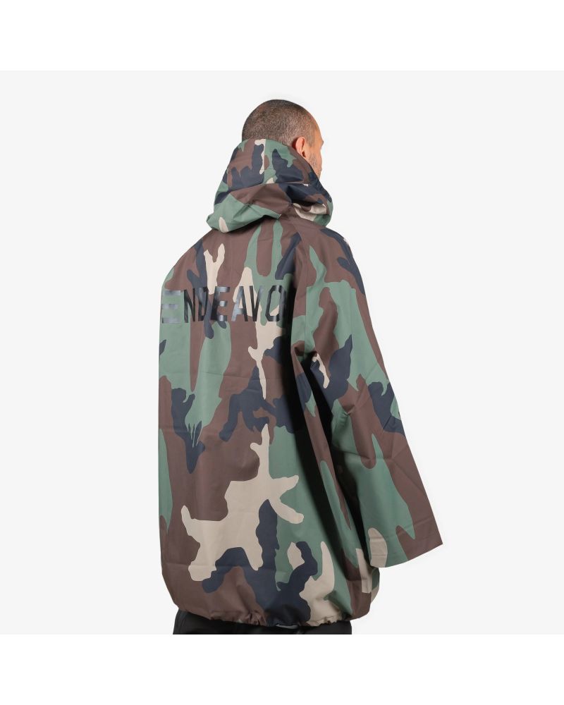 Hanorac SKI SNOWBOARD 20.000mm Endeavor 3L Scout Poncho Woodland Camo