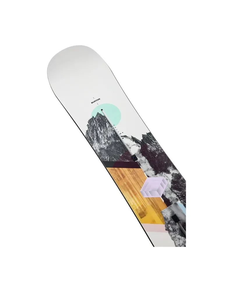 Placa Snowboard BURTON - Women's - HIDEAWAY Flat Top GRAPHIC W26 x Legaturi Snowboard CLEW Independence 1.0 2026 - White