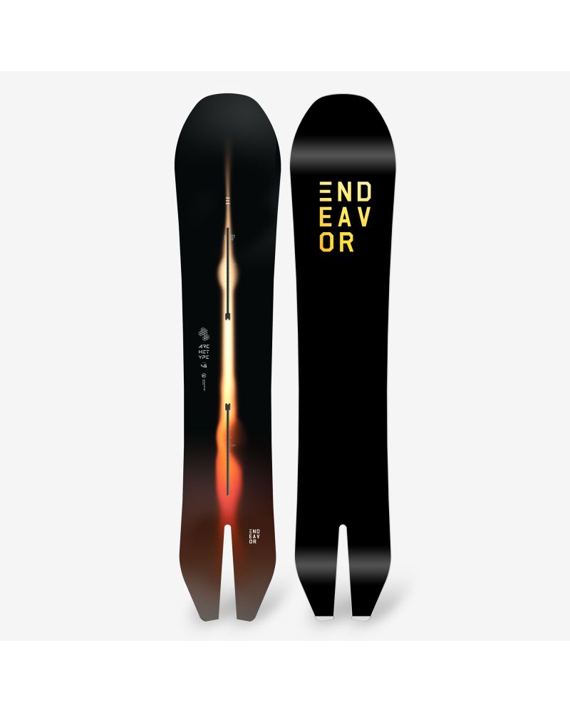 SET Endeavor ARCHETYPE 158 x Legaturi Snowboard CLEW Independence 1.0 2026 - Black