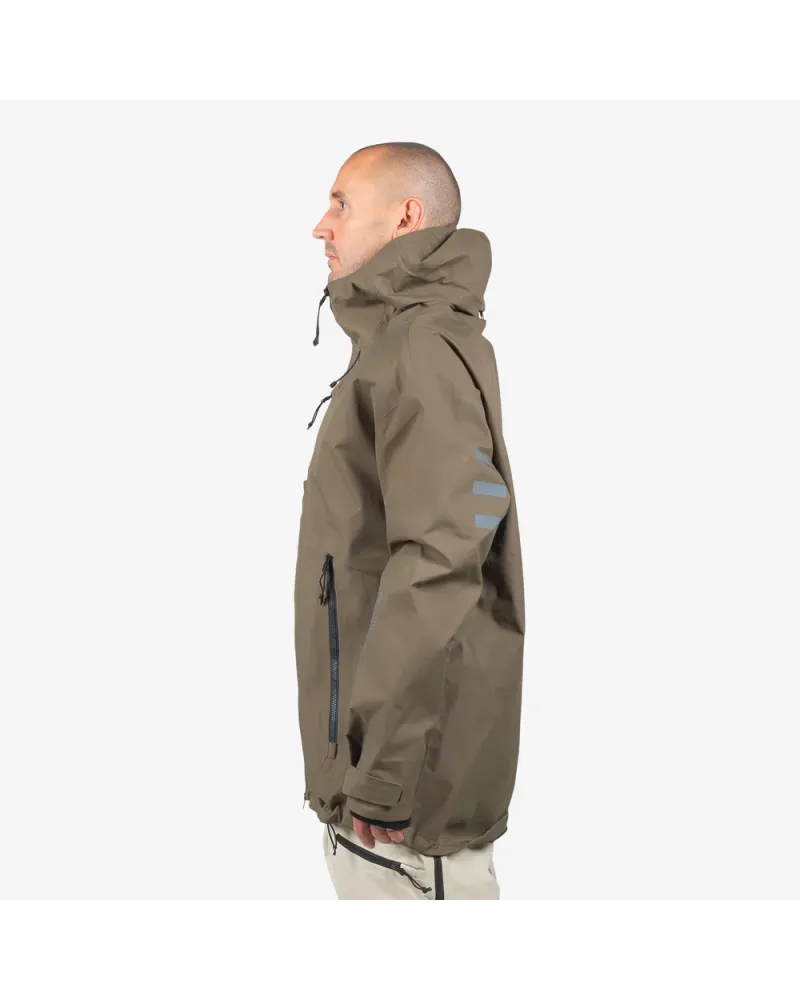 Geaca Ski Snowboard 20,000mm ENDEAVOR - 3L Shelter Jacket - Algae