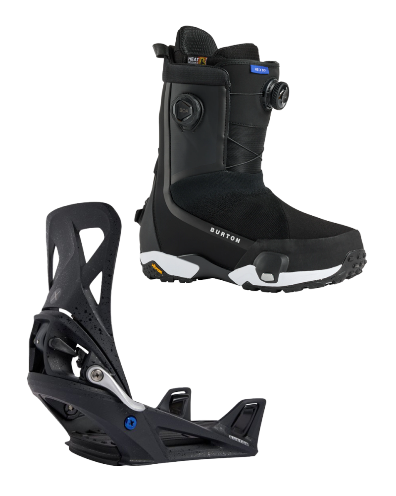 Set BURTON - STEP ON Men's - HIGHSHOT X Black  x Legaturi Snowboard Burton Step On X Men Black M