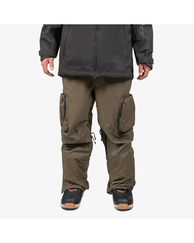 Salopeta Snowboard ENDEAVOR - 3L Scout 20K Removable Bib Pant - Algae