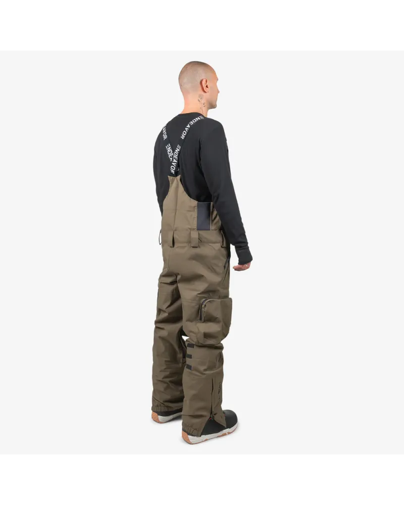 Salopeta Snowboard ENDEAVOR - 3L Scout 20K Removable Bib Pant - Algae