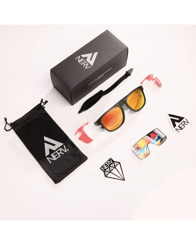 Ochelari Soare Nerv Wave Red