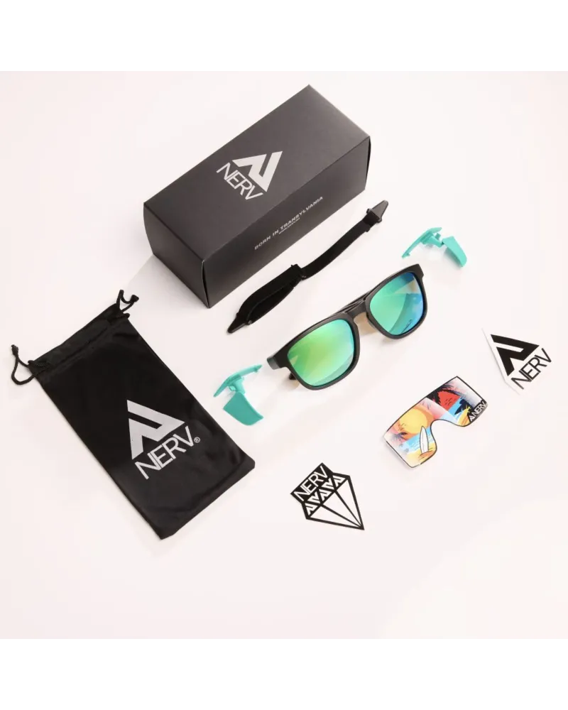 Ochelari Soare Nerv Wave Green