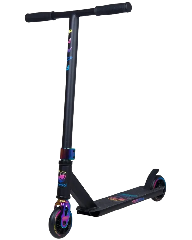 Trotineta Freestyle - Panda Cub (Black/Rainbow)